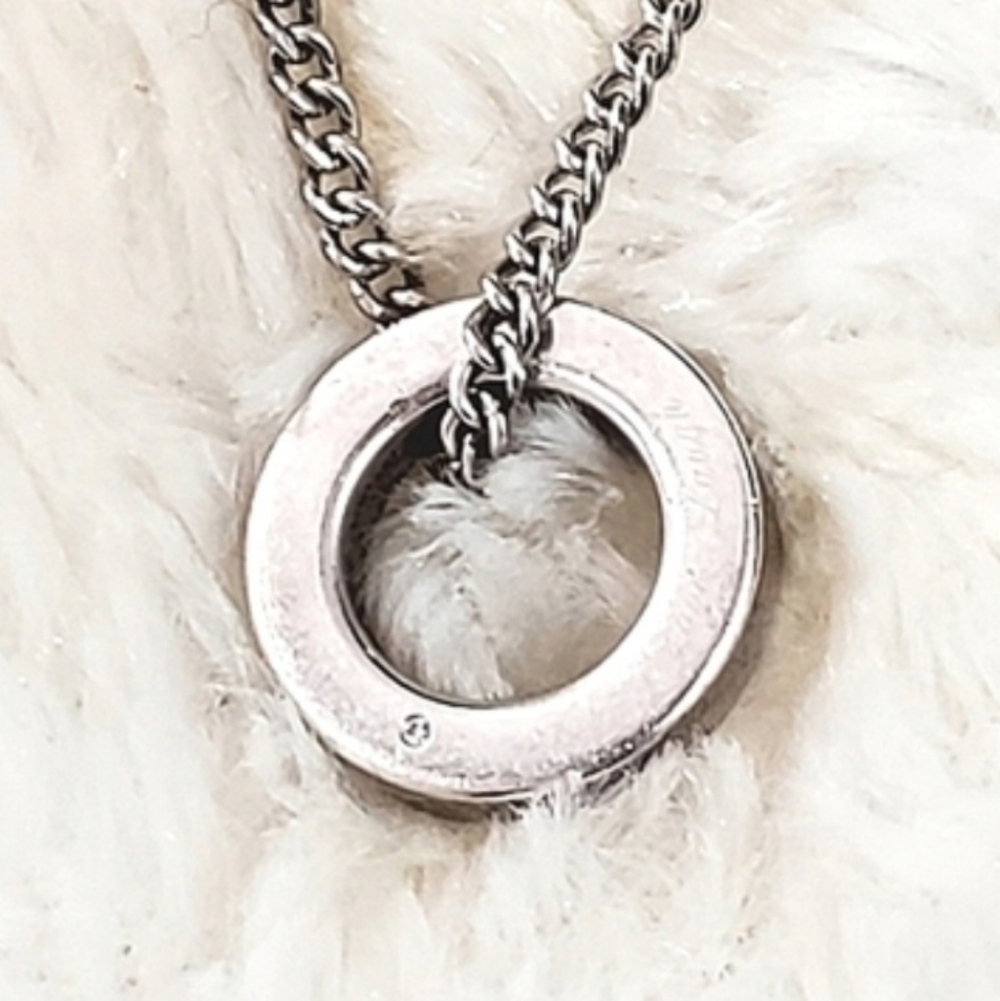 Birks Sterling Silver Diamond Pendant